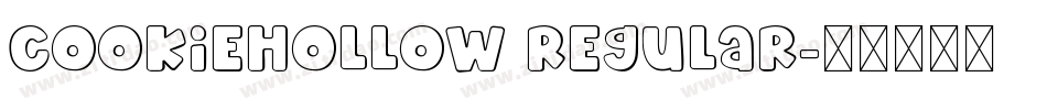 CookieHollow Regular字体转换